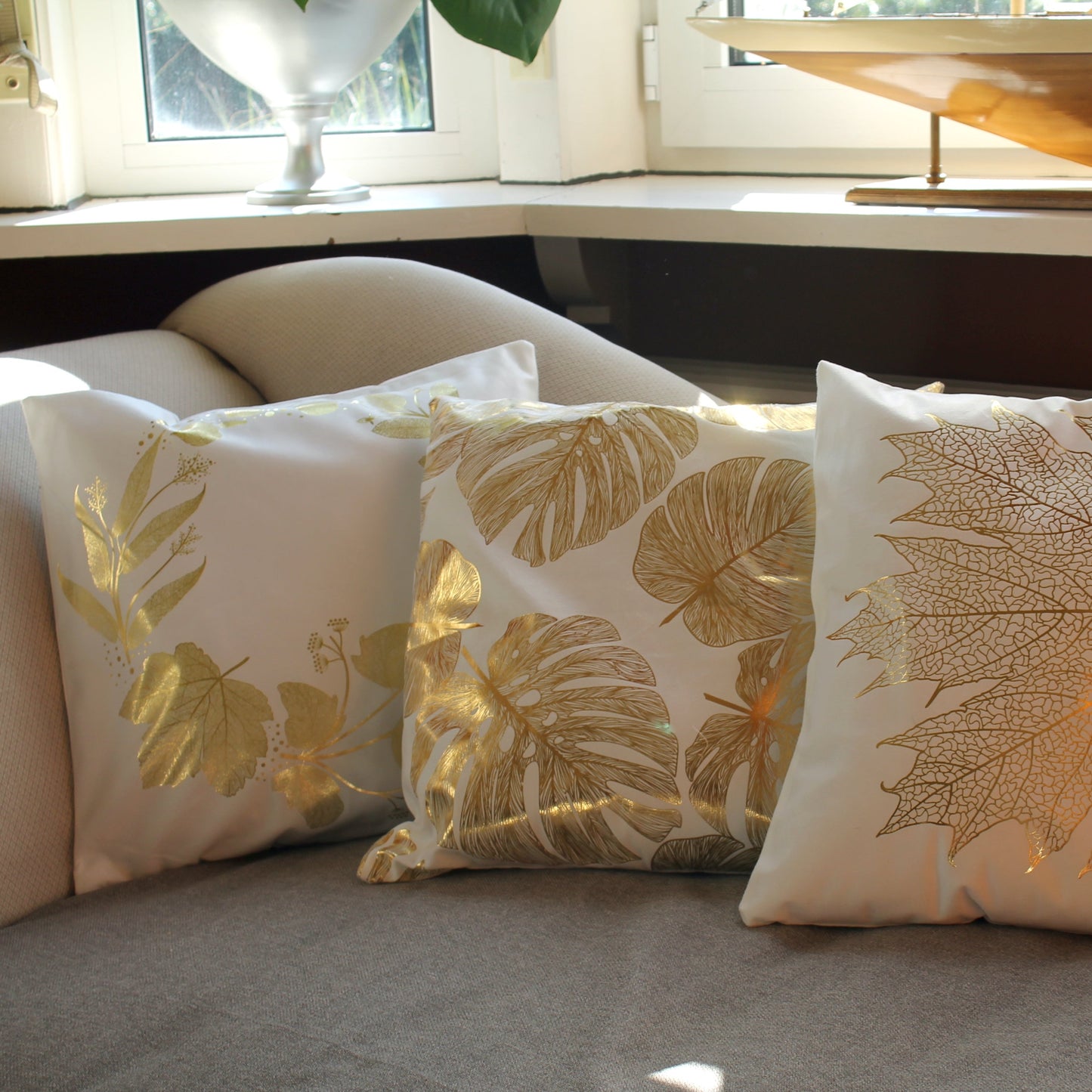 Golden Leaf Kussenset