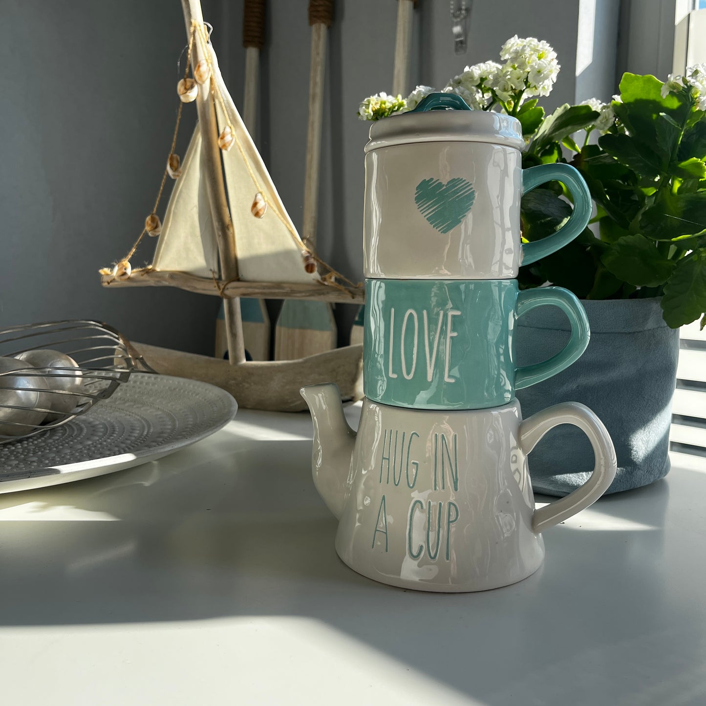 Stack & Sip koffie of theeset